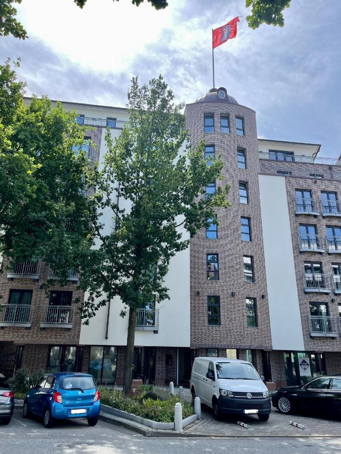 Cls Zentrale City-Wohnung In Hamburg Mit E-Laden Und Tiefgarage, Grosser Balkon, Blick Ueber Hamburg, Parkplatz, Cafe Im Haus, Bushaltestelle Direkt Gegenueber, Flex Check In Exterior foto